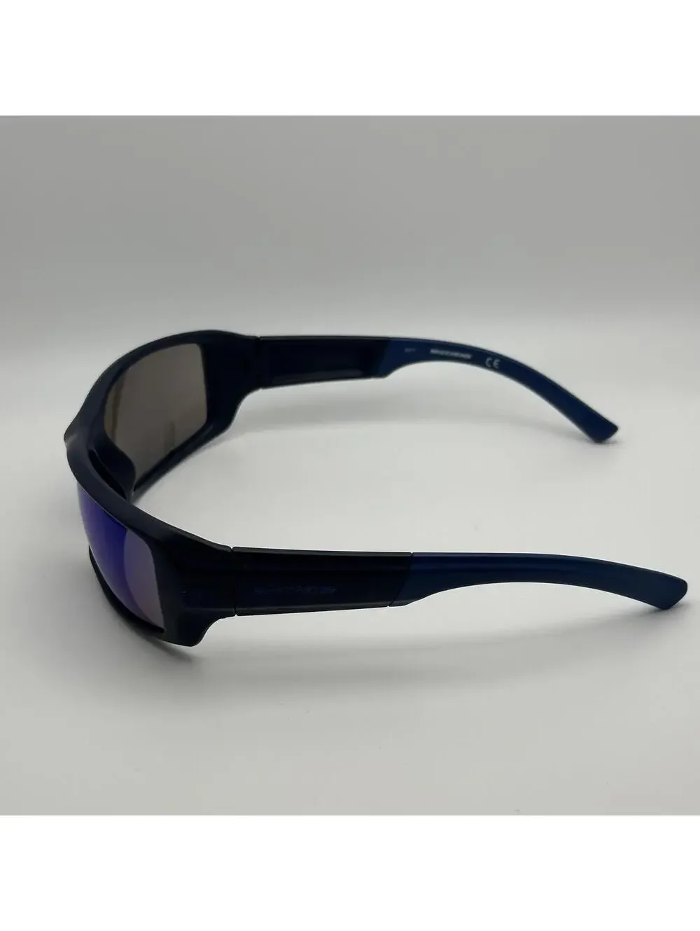Skechers Sport Wraparound Sunglasses Blue Mirrored Lens